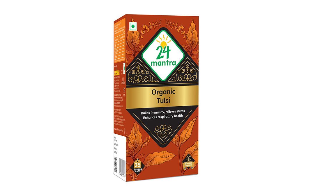 24 Mantra Organic Tulsi    Box  37.5 grams